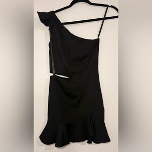 Miss Behave Girls Size 12  Fitted Dress Black Sleeveless